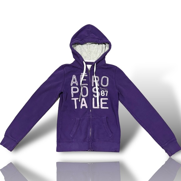 y2k Aeropostale zip up sweater - Picture 2 of 5